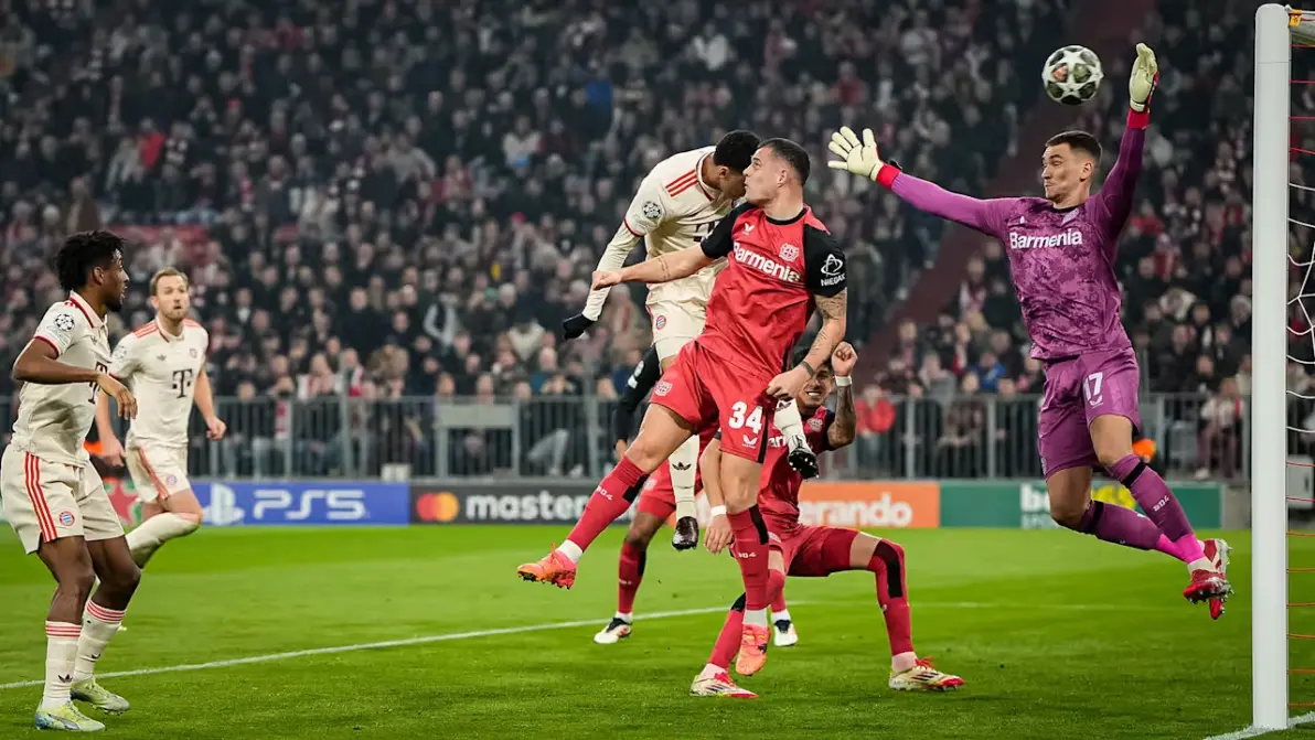 拜仁慕尼黑击败勒沃库森，继续德甲领跑